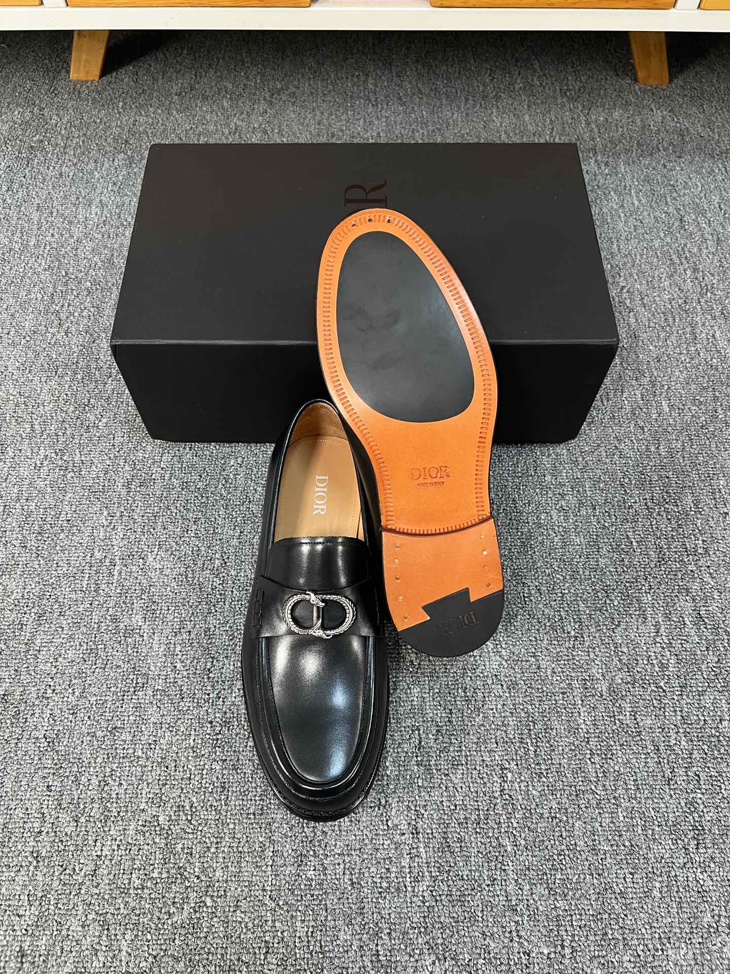 Dior Men’s Shoes – Premium Leather Dress Shoes | Italian Cowhide & Genuine Leather Sole | Sizes 38–46