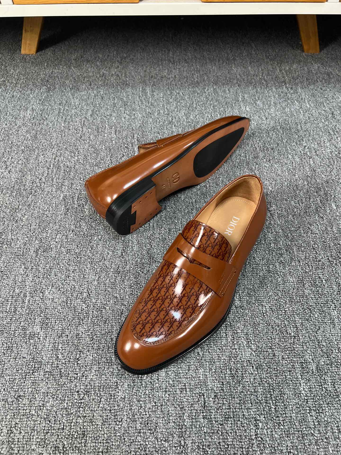 Dior Men’s Shoes – Premium Leather Dress Shoes | Italian Cowhide & Genuine Leather Sole | Sizes 38–46