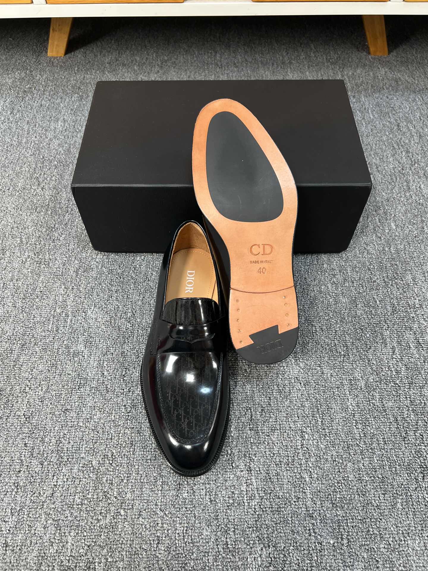 Dior Men’s Shoes – Premium Leather Dress Shoes | Italian Cowhide & Genuine Leather Sole | Sizes 38–46
