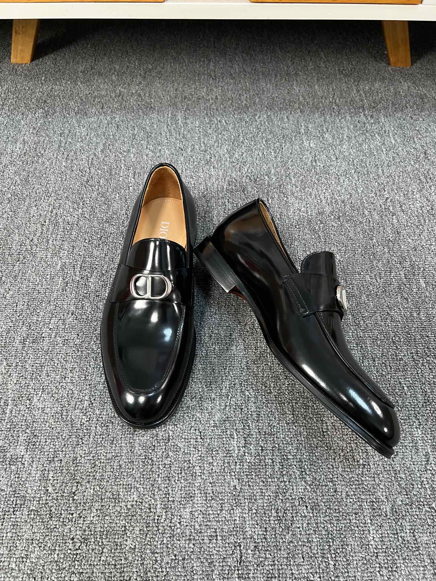 Dior Men’s Shoes – Premium Leather Dress Shoes | Italian Cowhide & Genuine Leather Sole | Sizes 38–46