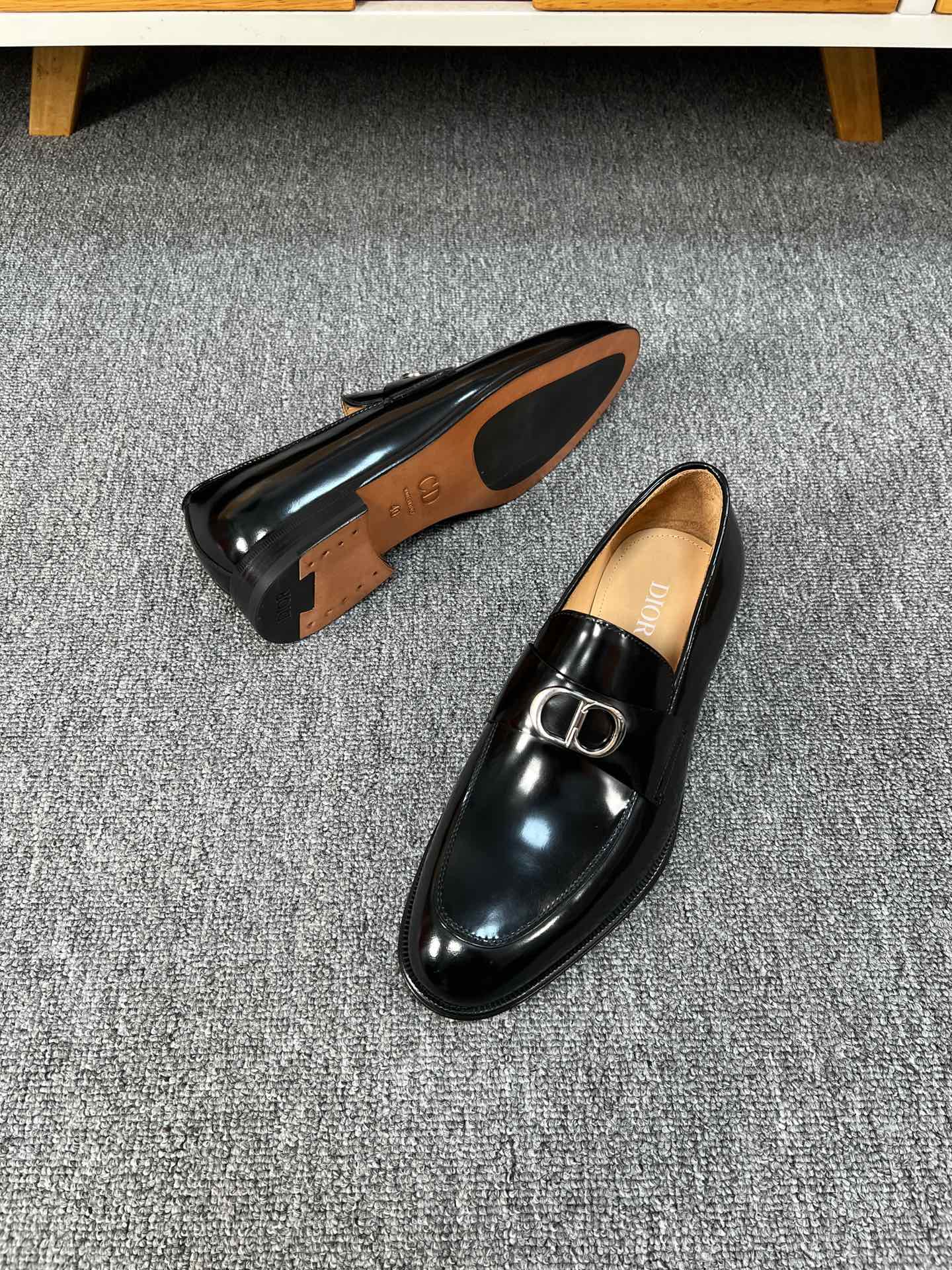 Dior Men’s Shoes – Premium Leather Dress Shoes | Italian Cowhide & Genuine Leather Sole | Sizes 38–46