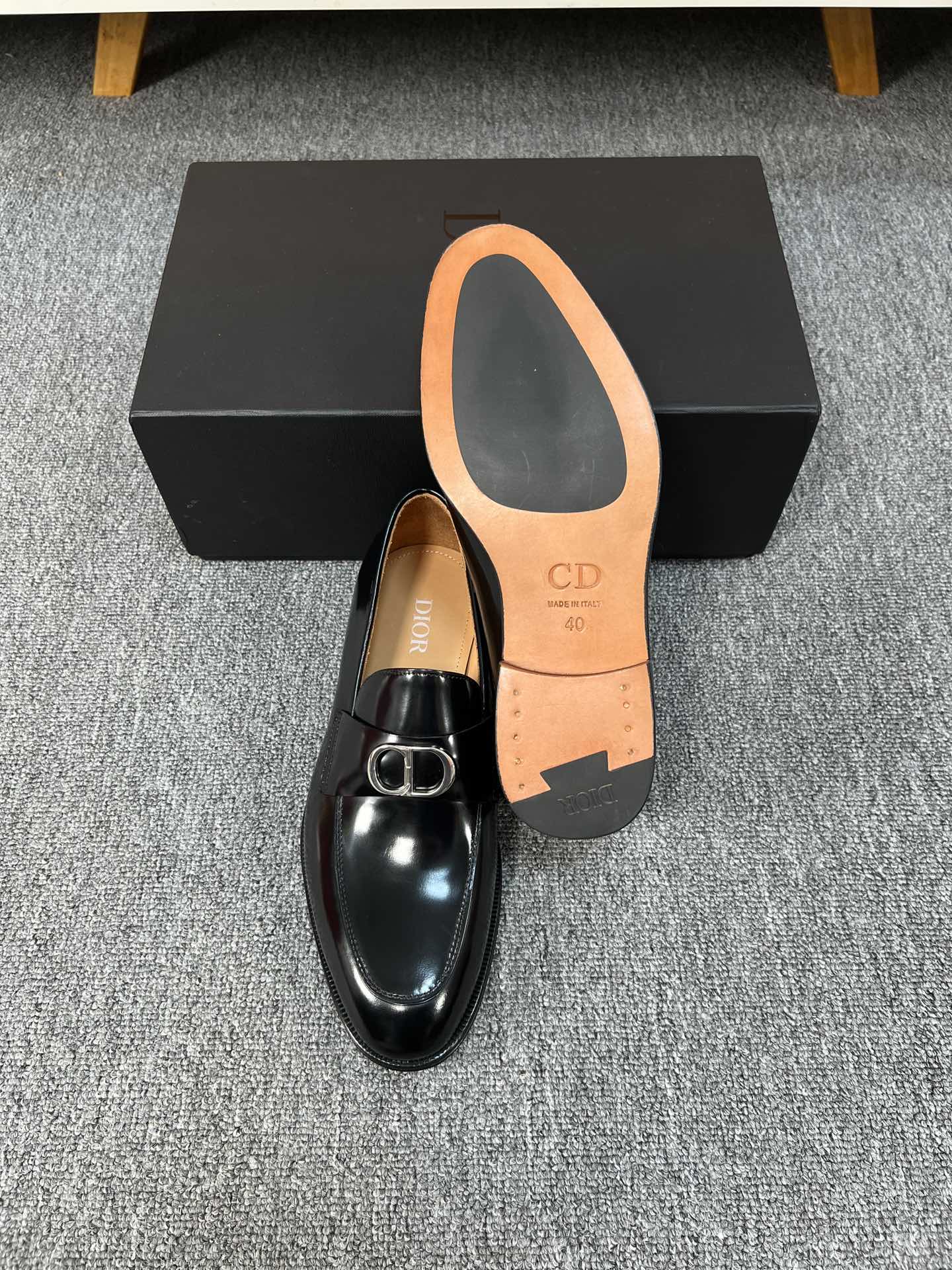 Dior Men’s Shoes – Premium Leather Dress Shoes | Italian Cowhide & Genuine Leather Sole | Sizes 38–46