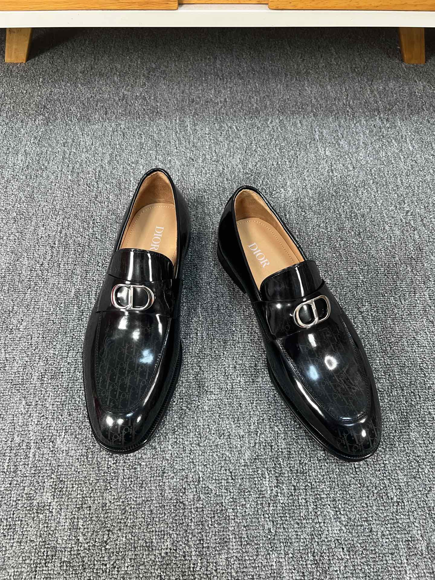 Dior Men’s Shoes – Premium Leather Dress Shoes | Italian Cowhide & Genuine Leather Sole | Sizes 38–46