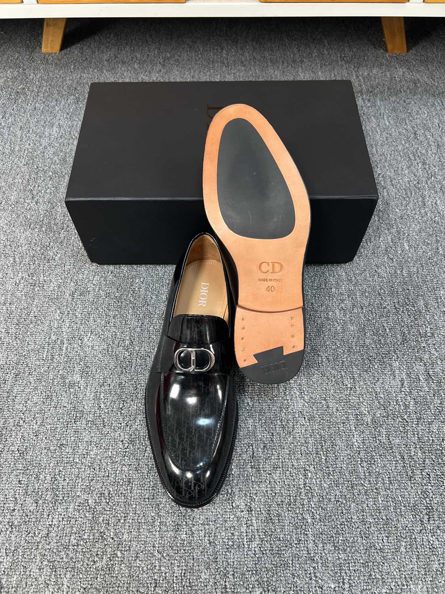 Dior Men’s Shoes – Premium Leather Dress Shoes | Italian Cowhide & Genuine Leather Sole | Sizes 38–46