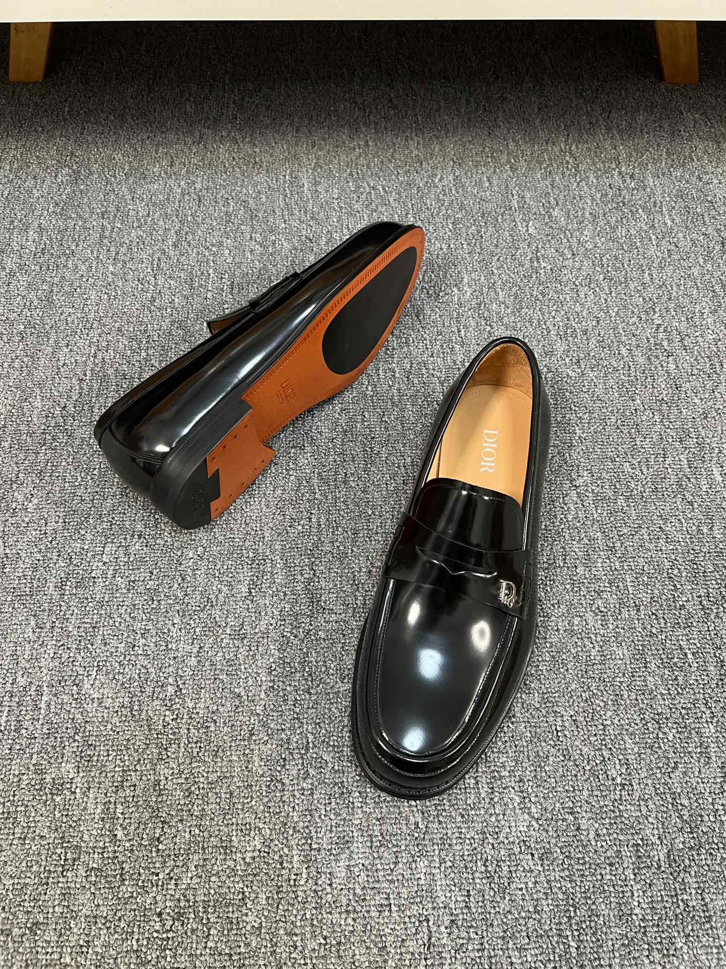 Dior Men’s Shoes – Premium Leather Dress Shoes | Italian Cowhide & Genuine Leather Sole | Sizes 38–46