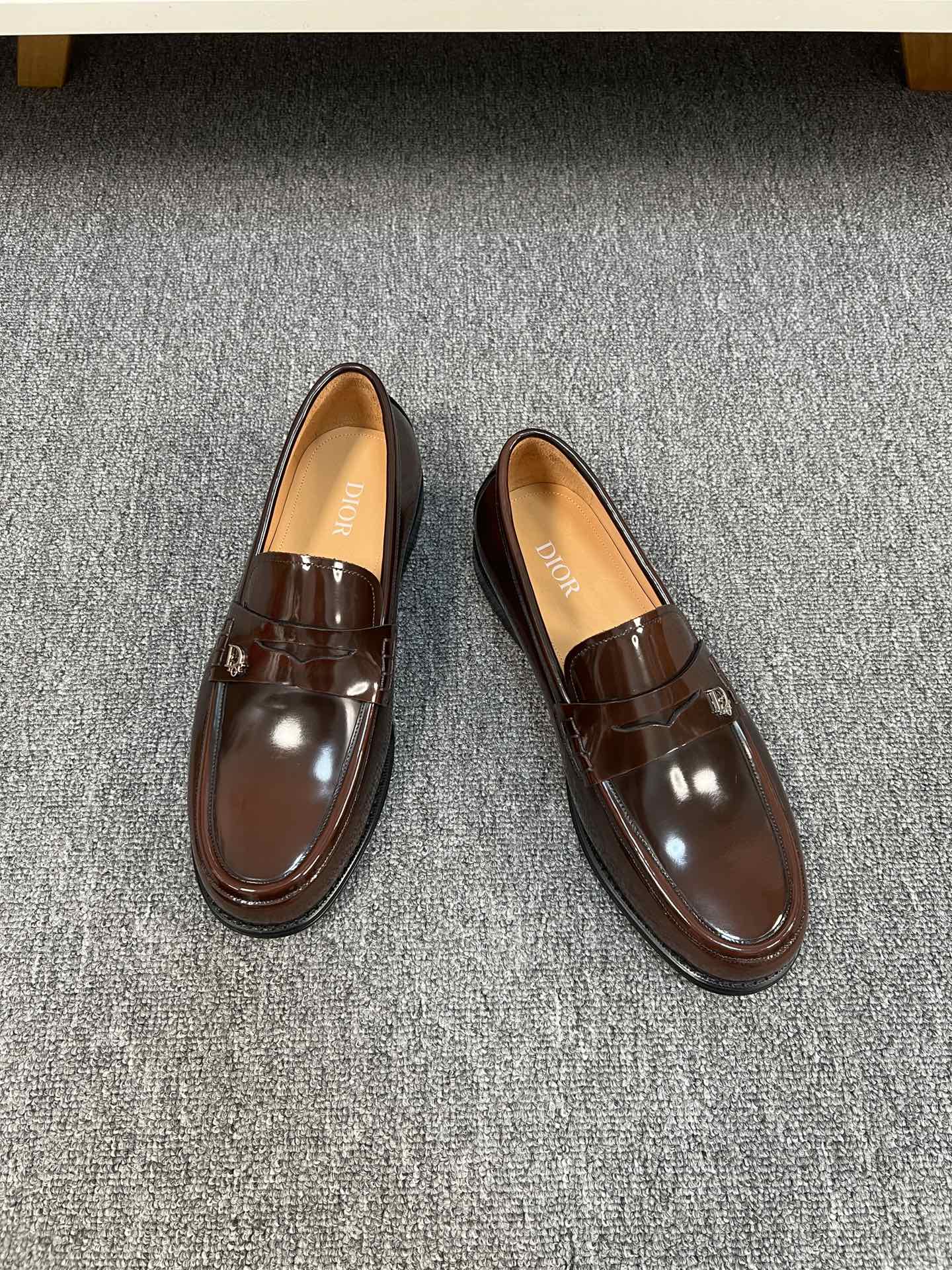 Dior Men’s Shoes – Premium Leather Dress Shoes | Italian Cowhide & Genuine Leather Sole | Sizes 38–46