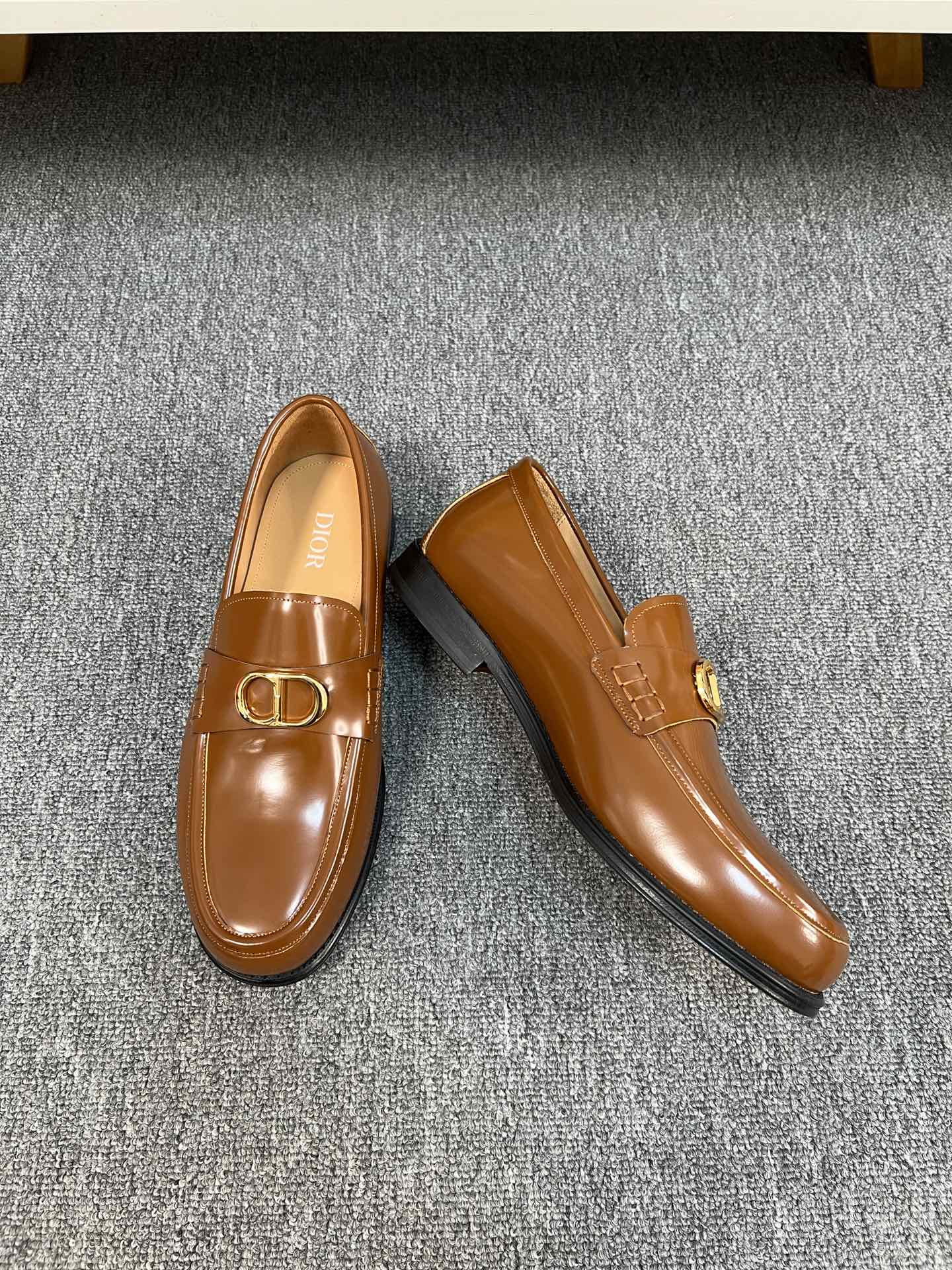 Dior Men’s Shoes – Premium Leather Dress Shoes | Italian Cowhide & Genuine Leather Sole | Sizes 38–46