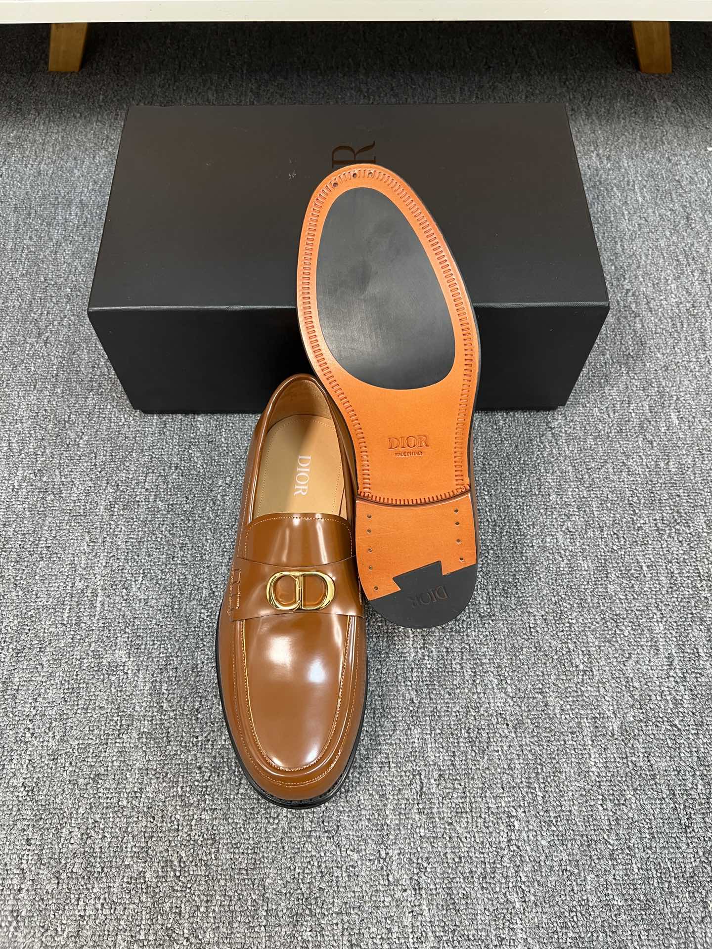 Dior Men’s Shoes – Premium Leather Dress Shoes | Italian Cowhide & Genuine Leather Sole | Sizes 38–46