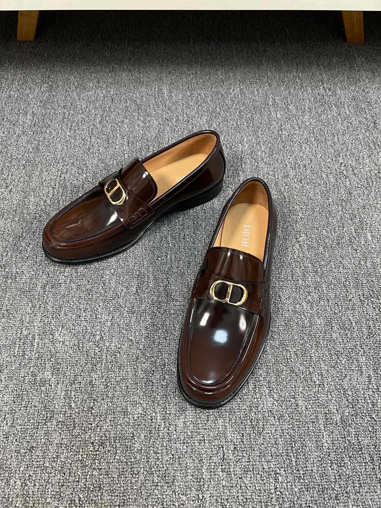 Dior Men’s Shoes – Premium Leather Dress Shoes | Italian Cowhide & Genuine Leather Sole | Sizes 38–46