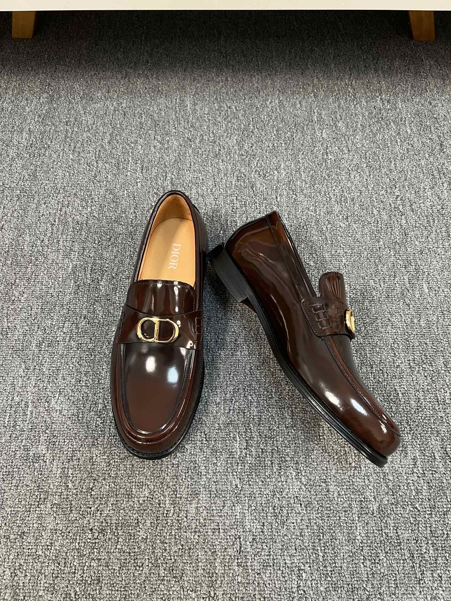 Dior Men’s Shoes – Premium Leather Dress Shoes | Italian Cowhide & Genuine Leather Sole | Sizes 38–46