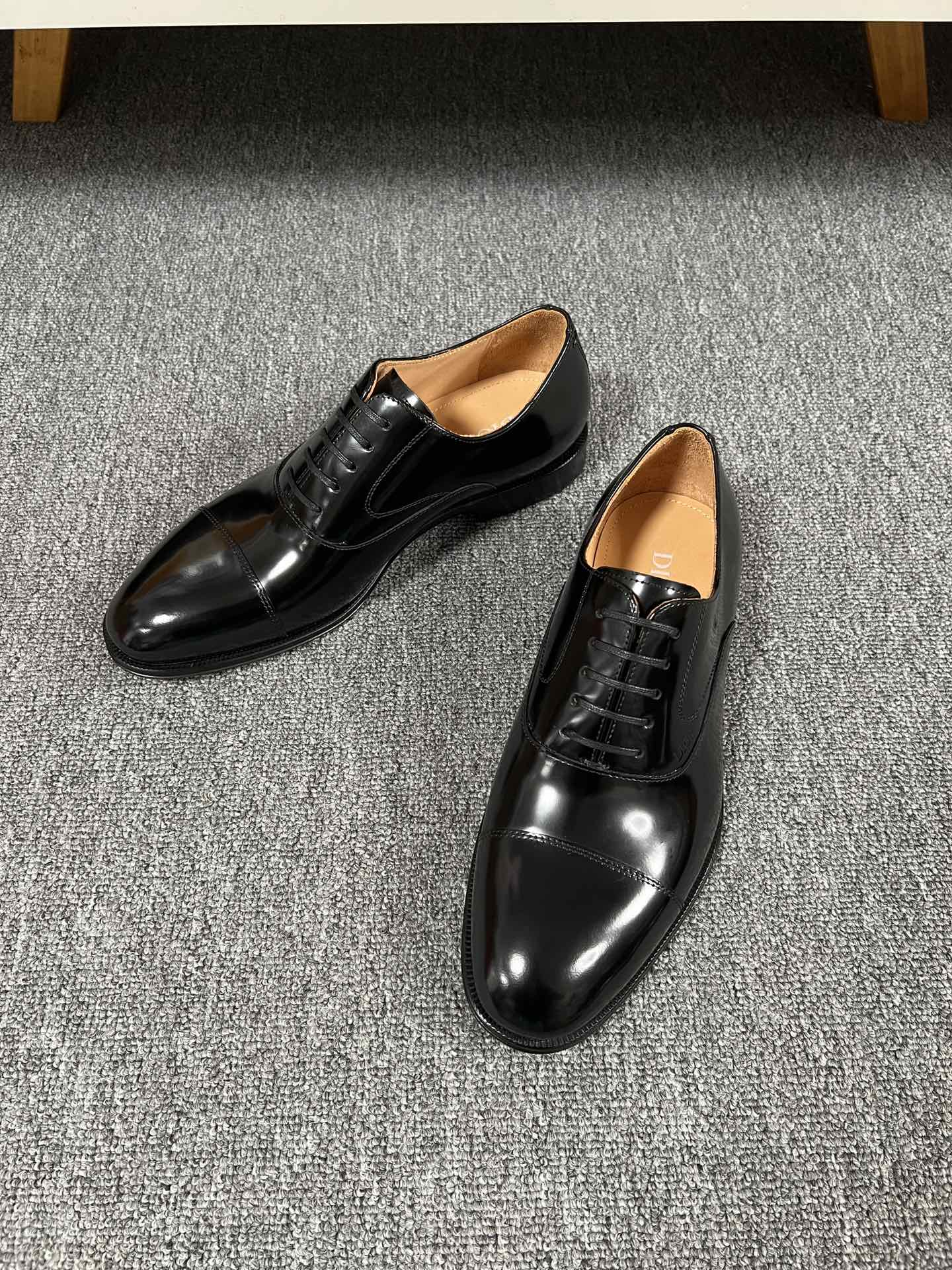 Dior Men’s Shoes – Premium Leather Dress Shoes | Italian Cowhide & Genuine Leather Sole | Sizes 38–46