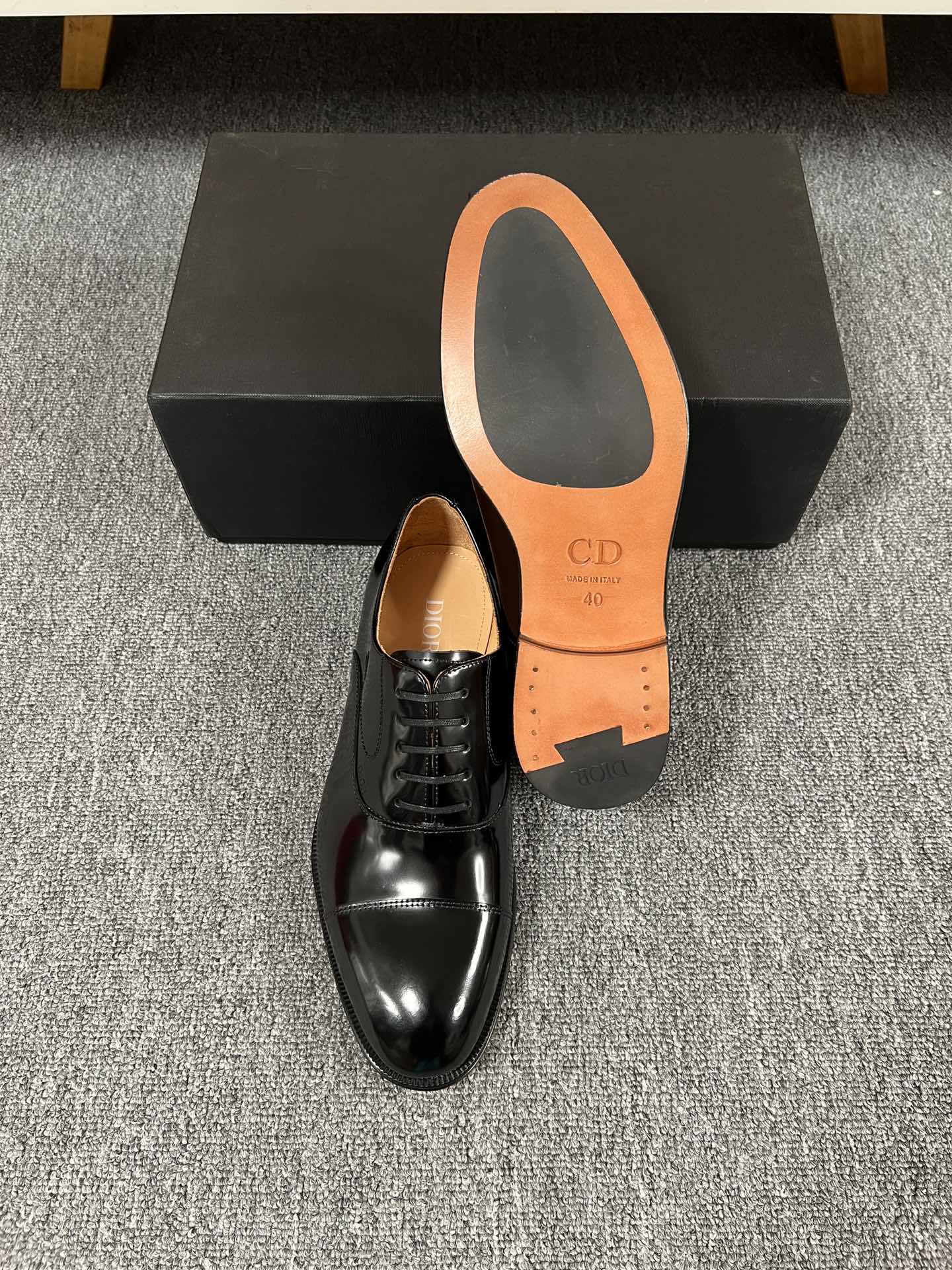 Dior Men’s Shoes – Premium Leather Dress Shoes | Italian Cowhide & Genuine Leather Sole | Sizes 38–46