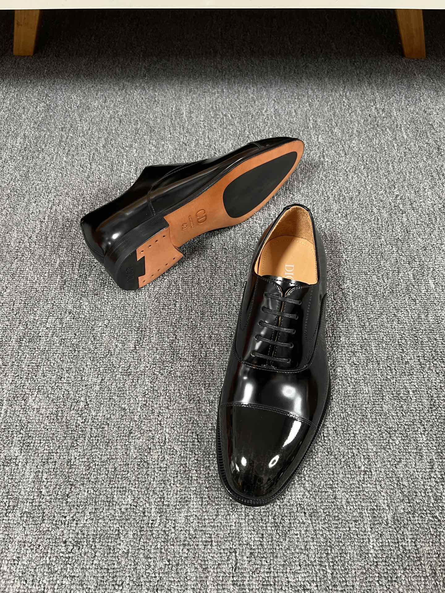 Dior Men’s Shoes – Premium Leather Dress Shoes | Italian Cowhide & Genuine Leather Sole | Sizes 38–46
