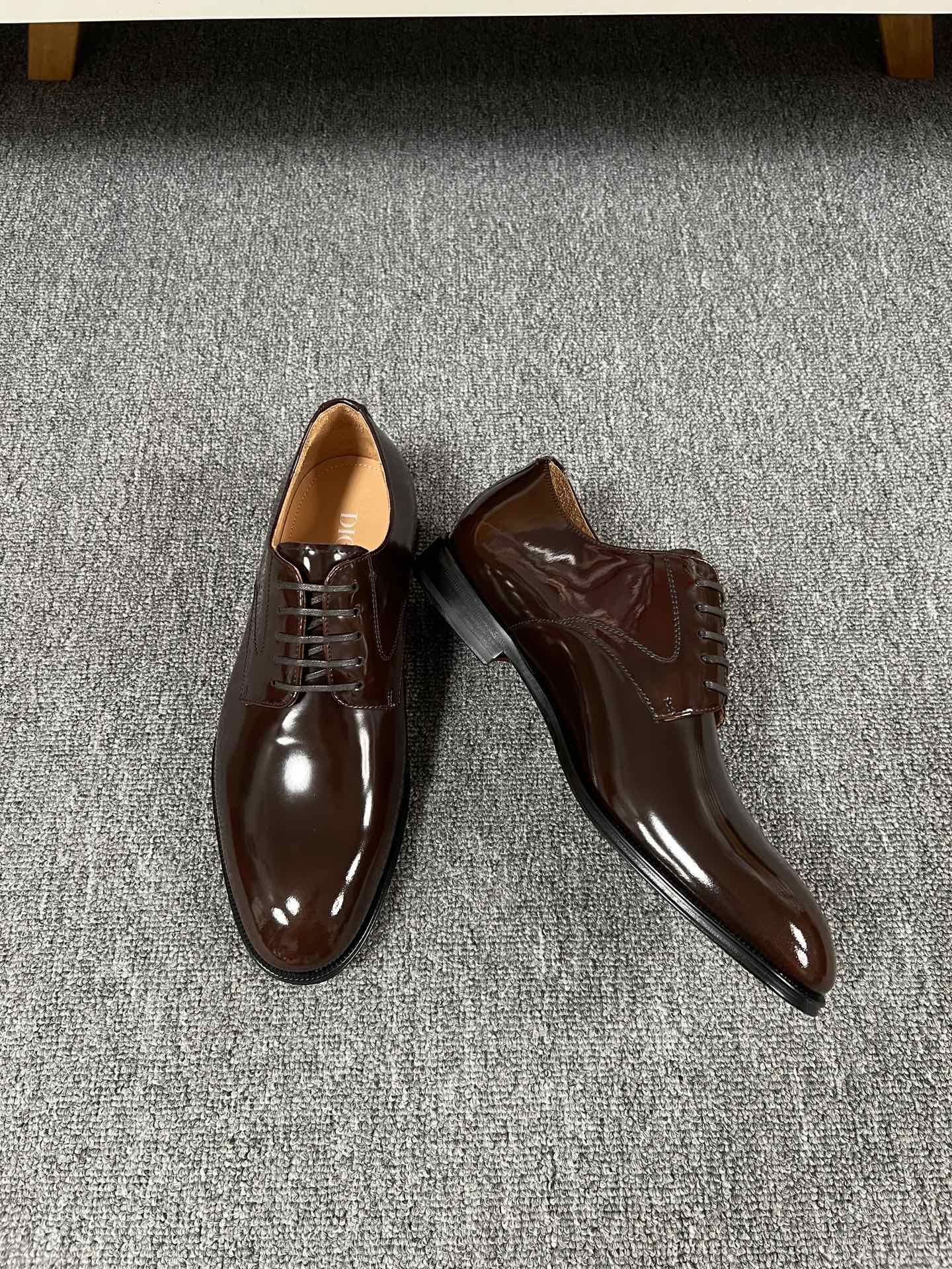 Dior Men’s Shoes – Premium Leather Dress Shoes | Italian Cowhide & Genuine Leather Sole | Sizes 38–46
