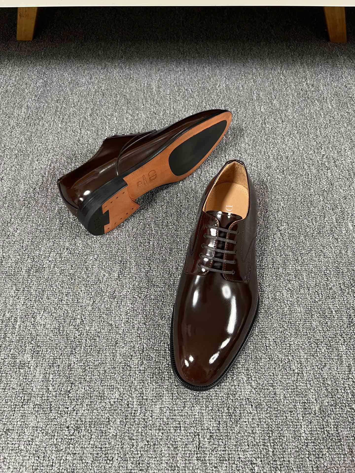 Dior Men’s Shoes – Premium Leather Dress Shoes | Italian Cowhide & Genuine Leather Sole | Sizes 38–46