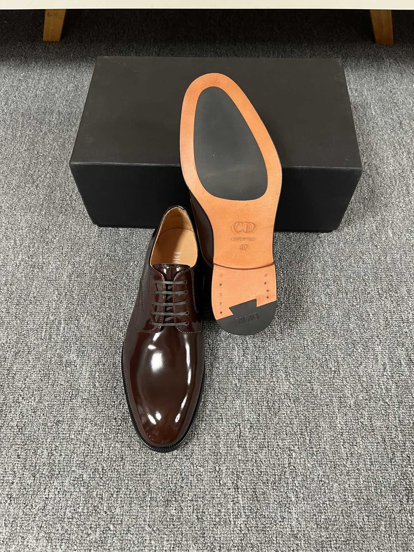 Dior Men’s Shoes – Premium Leather Dress Shoes | Italian Cowhide & Genuine Leather Sole | Sizes 38–46