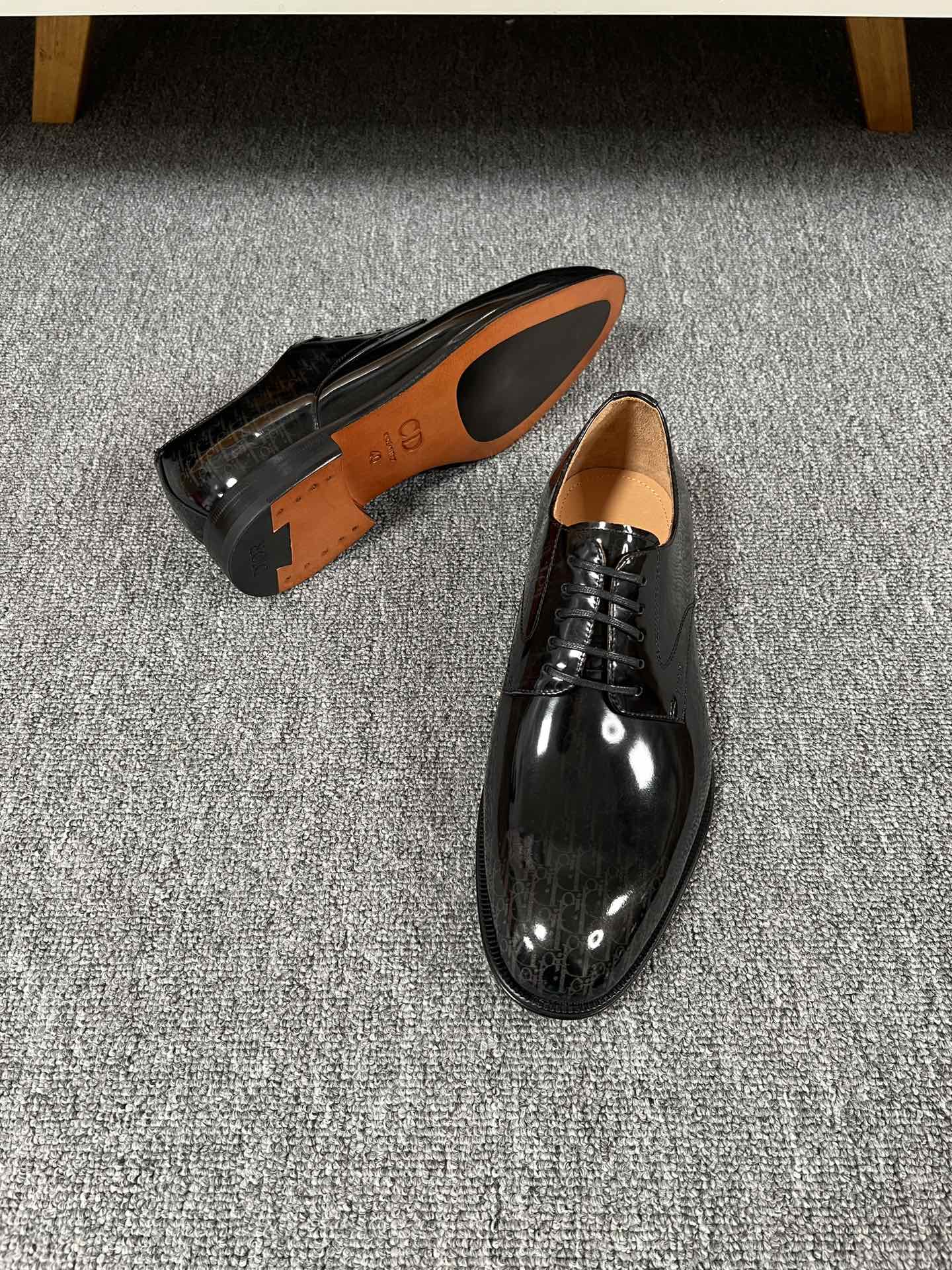 Dior Men’s Shoes – Premium Leather Dress Shoes | Italian Cowhide & Genuine Leather Sole | Sizes 38–46