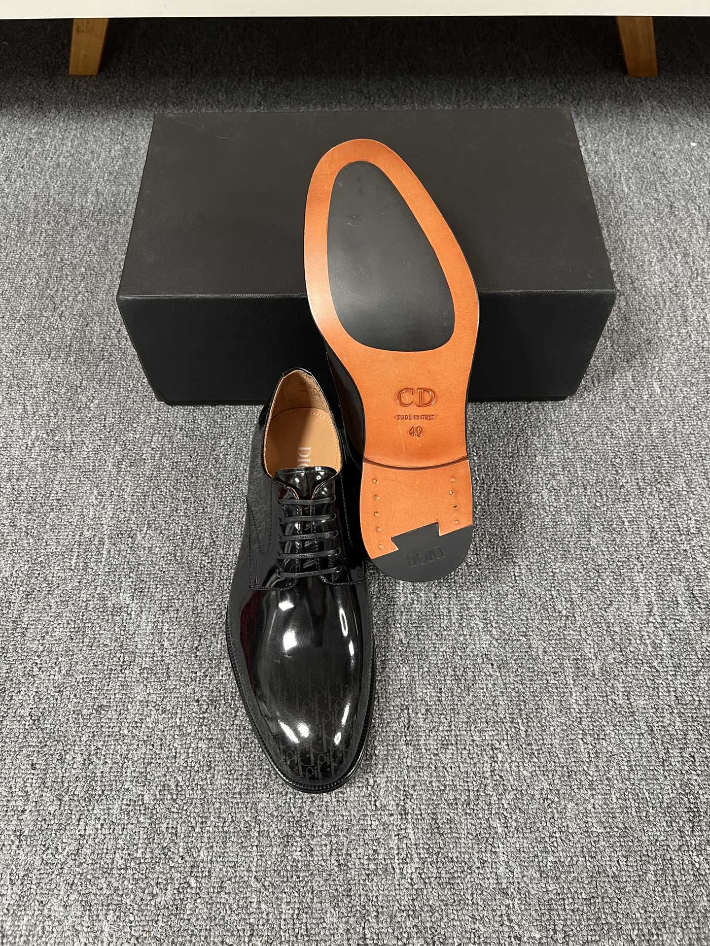 Dior Men’s Shoes – Premium Leather Dress Shoes | Italian Cowhide & Genuine Leather Sole | Sizes 38–46