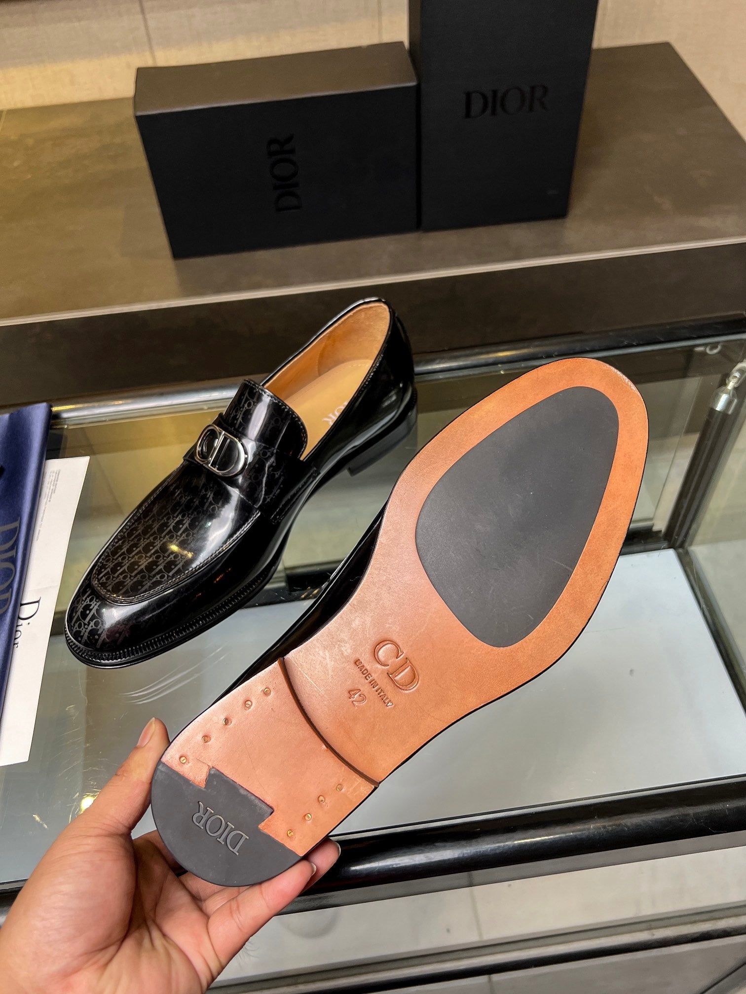 Dior Men’s Shoes – Premium Leather Dress Shoes | Italian Cowhide & Genuine Leather Sole | Sizes 38–46