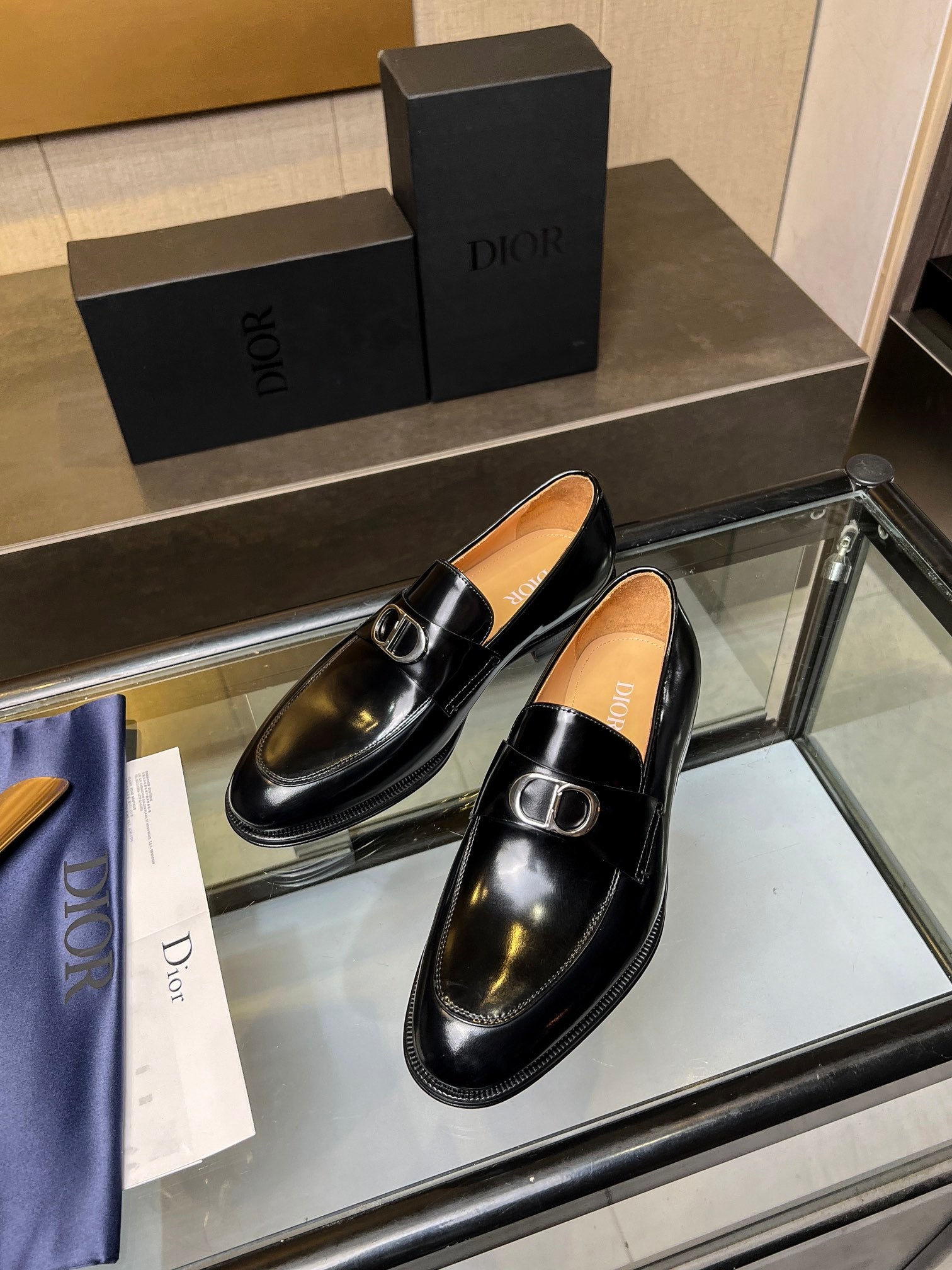 Dior Men’s Shoes – Premium Leather Dress Shoes | Italian Cowhide & Genuine Leather Sole | Sizes 38–46