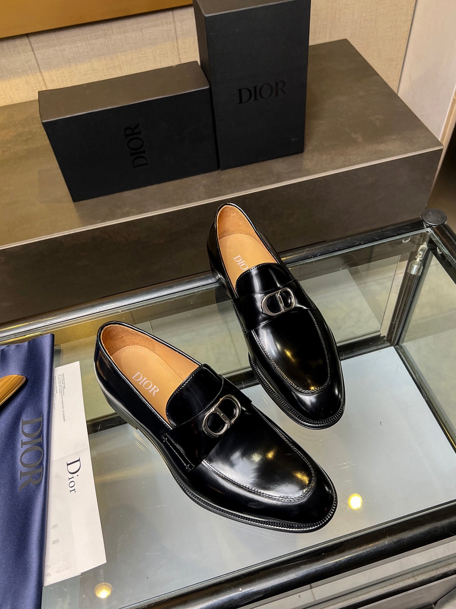 Dior Men’s Shoes – Premium Leather Dress Shoes | Italian Cowhide & Genuine Leather Sole | Sizes 38–46