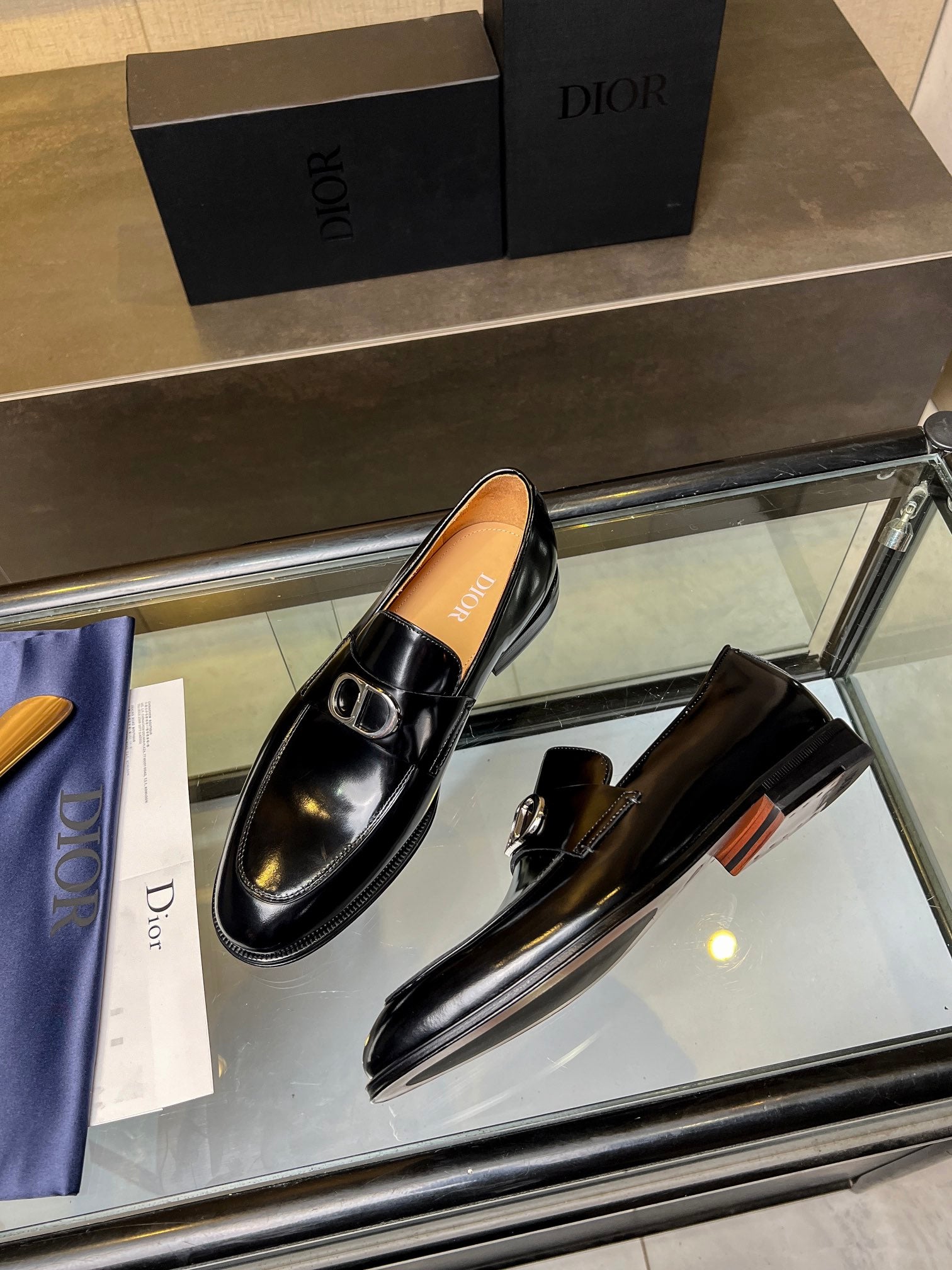 Dior Men’s Shoes – Premium Leather Dress Shoes | Italian Cowhide & Genuine Leather Sole | Sizes 38–46