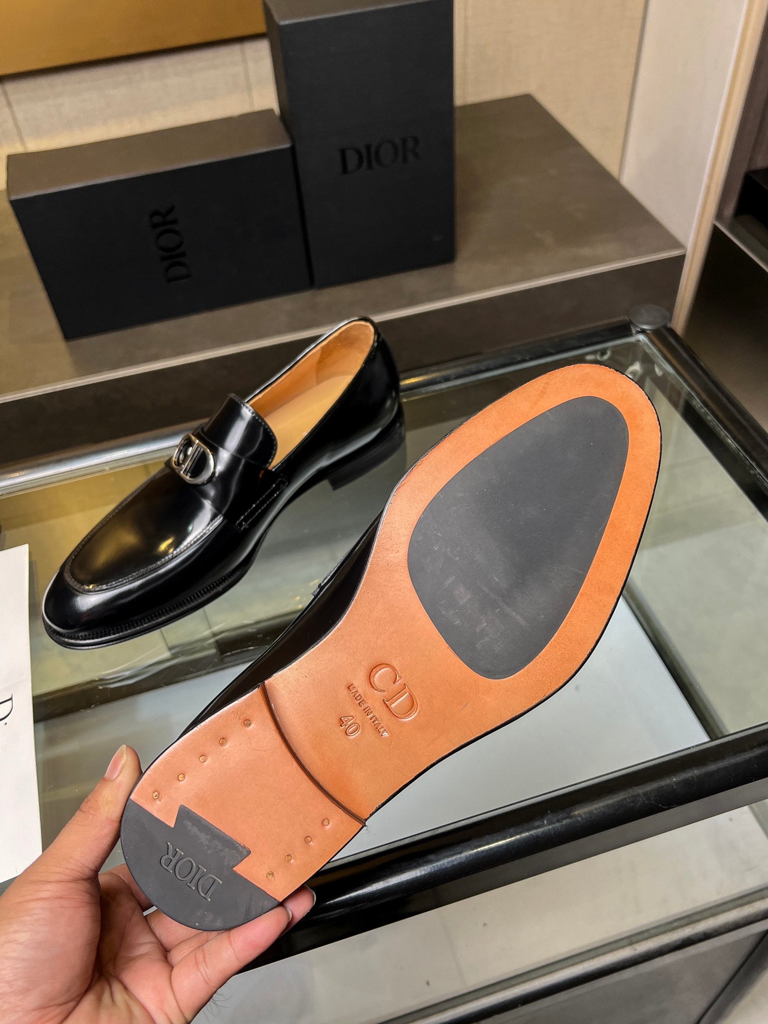 Dior Men’s Shoes – Premium Leather Dress Shoes | Italian Cowhide & Genuine Leather Sole | Sizes 38–46