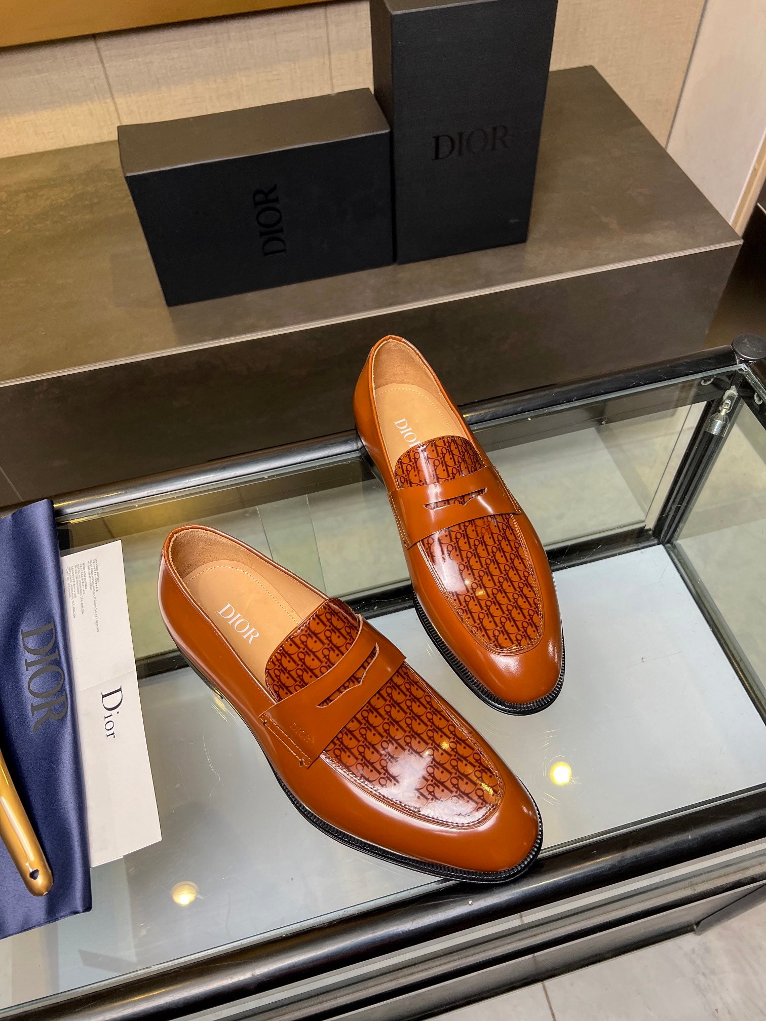 Dior Men’s Shoes – Premium Leather Dress Shoes | Italian Cowhide & Genuine Leather Sole | Sizes 38–46