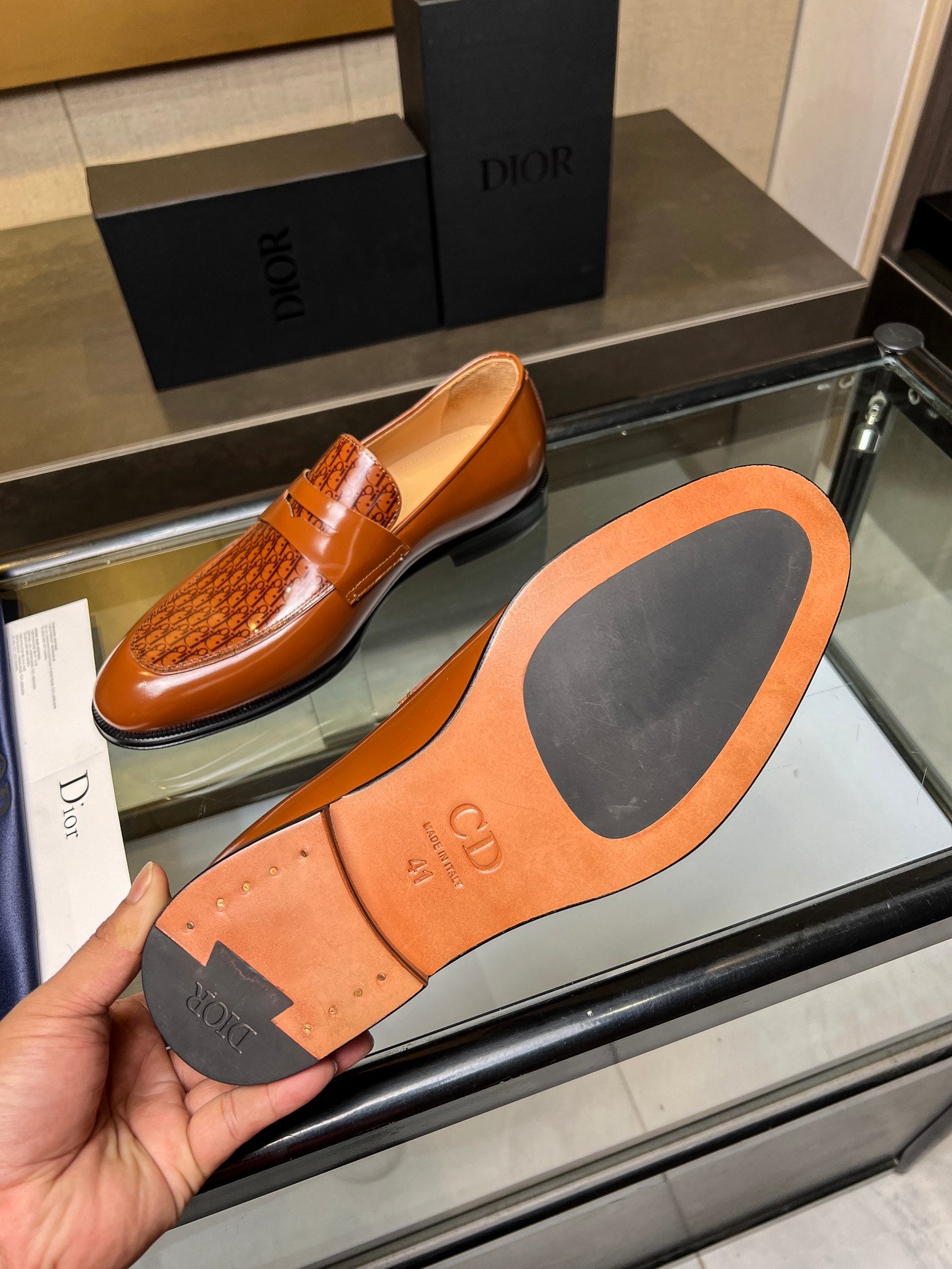 Dior Men’s Shoes – Premium Leather Dress Shoes | Italian Cowhide & Genuine Leather Sole | Sizes 38–46