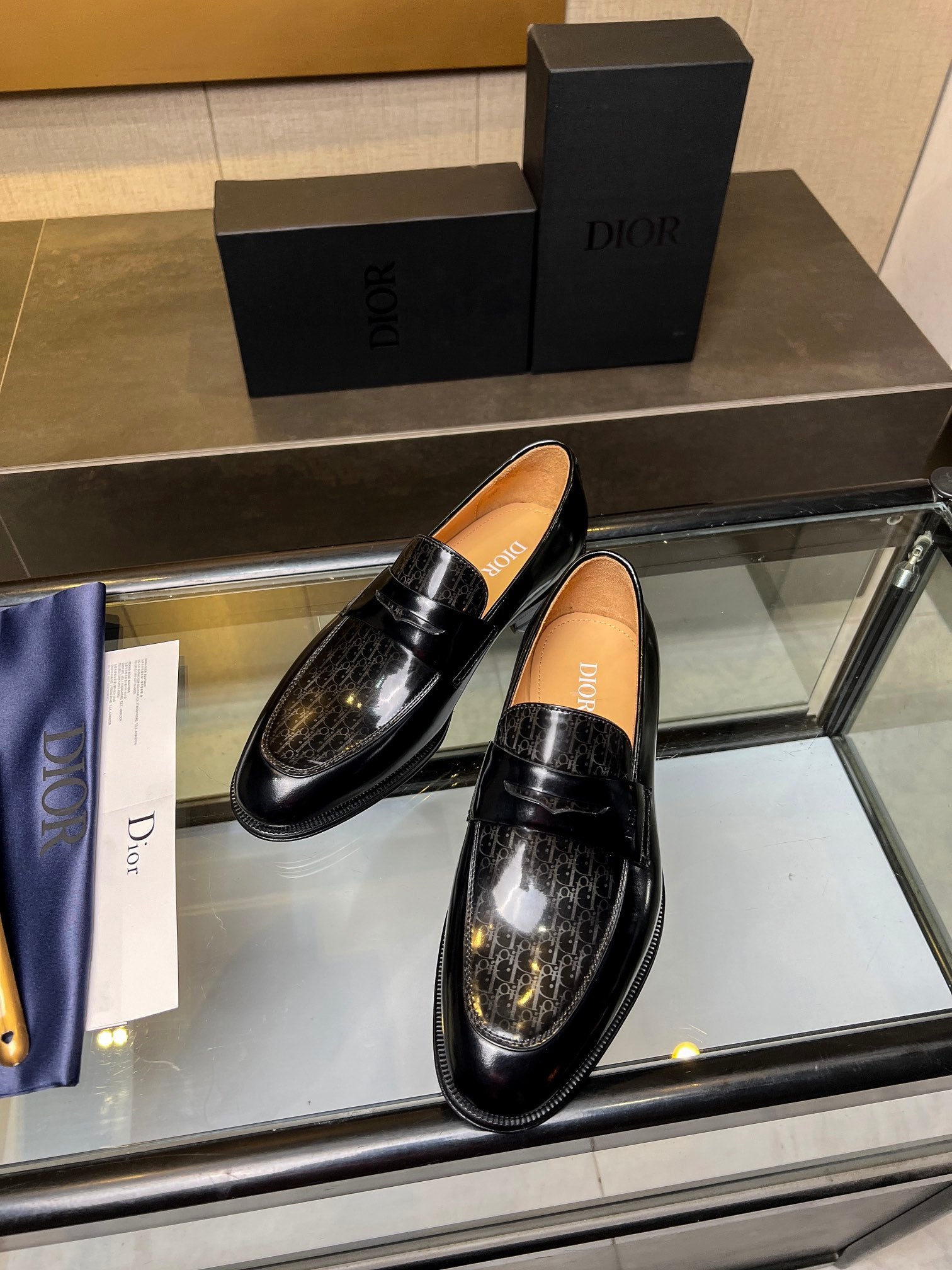 Dior Men’s Shoes – Premium Leather Dress Shoes | Italian Cowhide & Genuine Leather Sole | Sizes 38–46