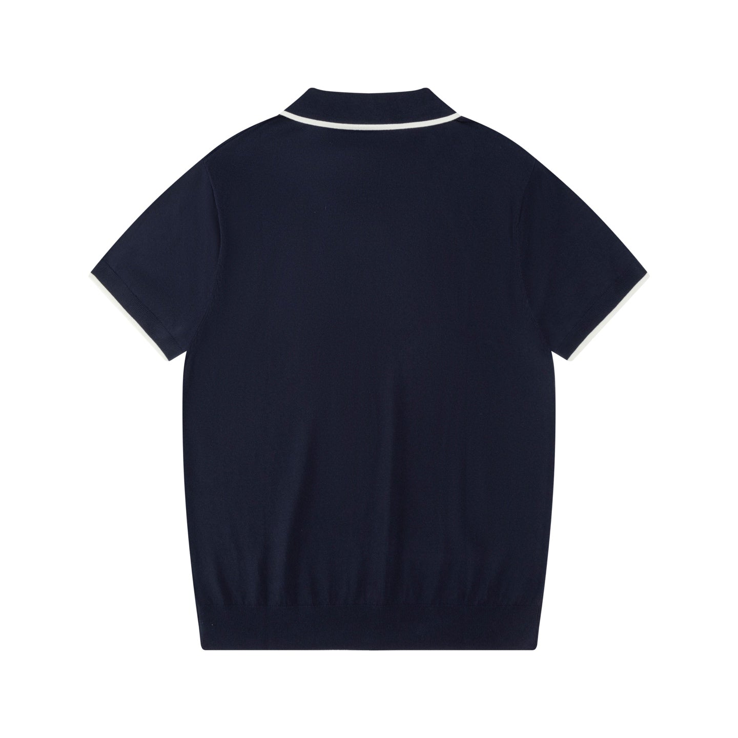 PRADA Contrast-Trim Knit Polo Shirt – Lightweight Breathable Summer Style – Sizes M–3XL