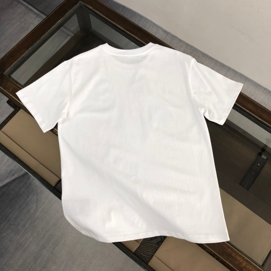 PRADA Triangle Travel Graphic T-Shirt – Black/White – Sizes S–XL