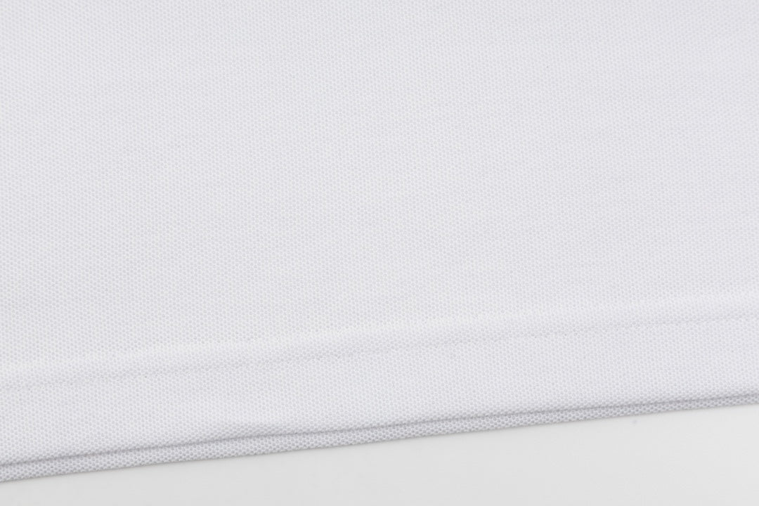 PRADA 2024SS Knit Stretch Polo Shirt – White – Sizes M–3XL