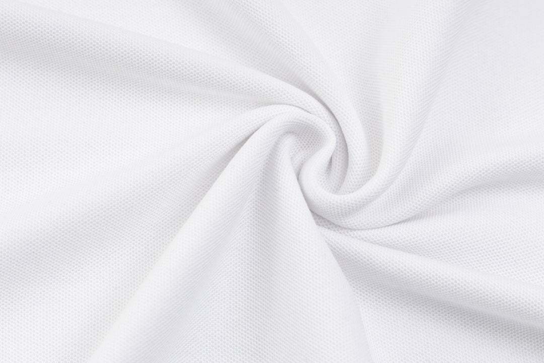 PRADA 2024SS Knit Stretch Polo Shirt – White – Sizes M–3XL