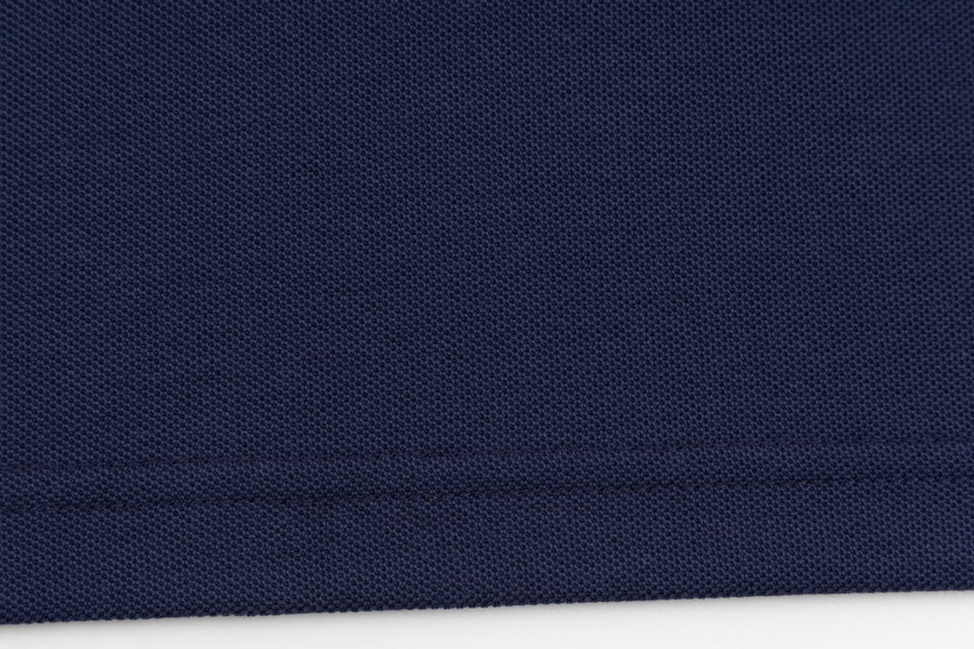 PRADA Contrast Collar Logo Triangle Polo Shirt – Royal Blue – Sizes M–3XL