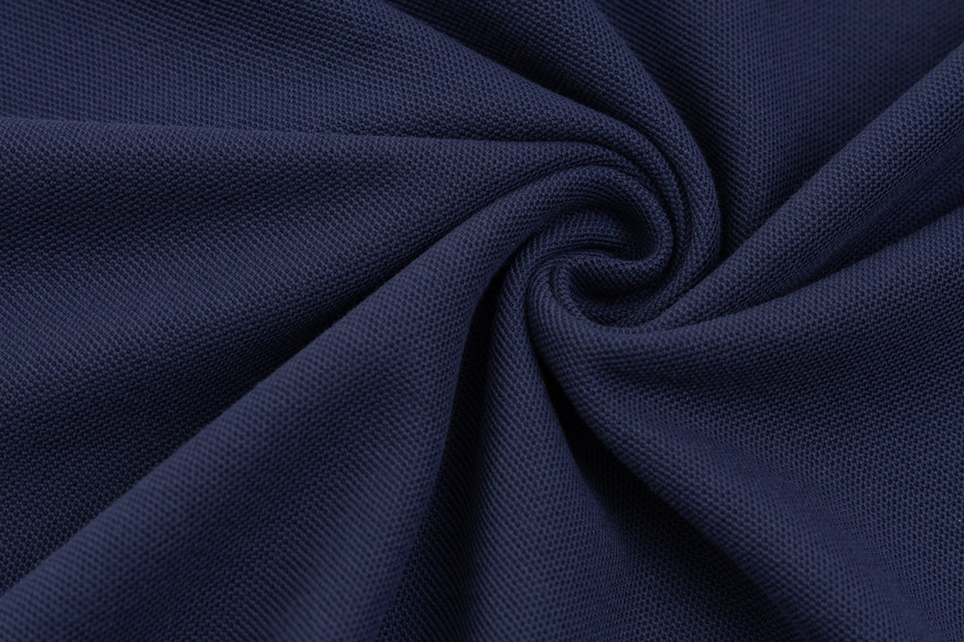 PRADA Contrast Collar Logo Triangle Polo Shirt – Royal Blue – Sizes M–3XL