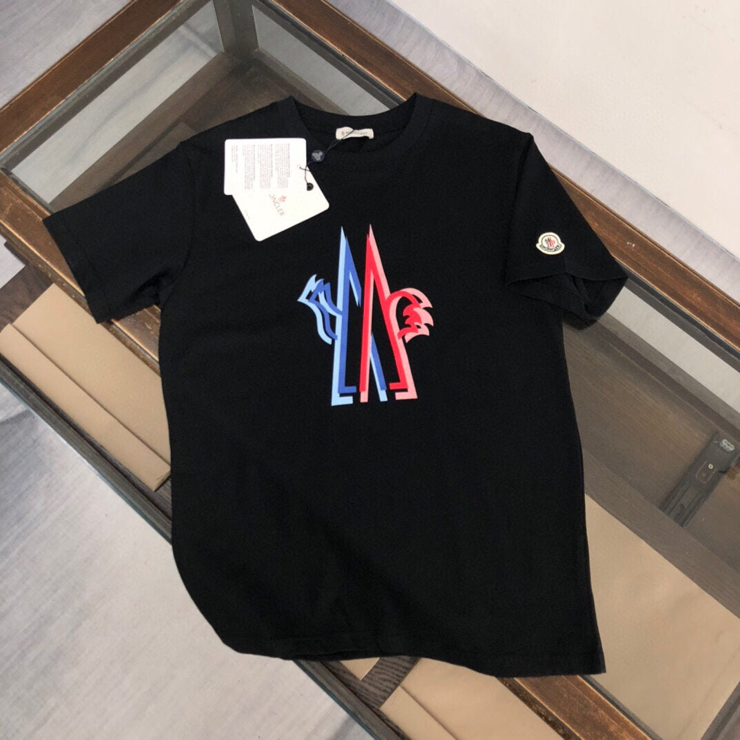 MONCLER Logo Theme T-Shirt – Premium Double-Spun Cotton – Sizes S–XL