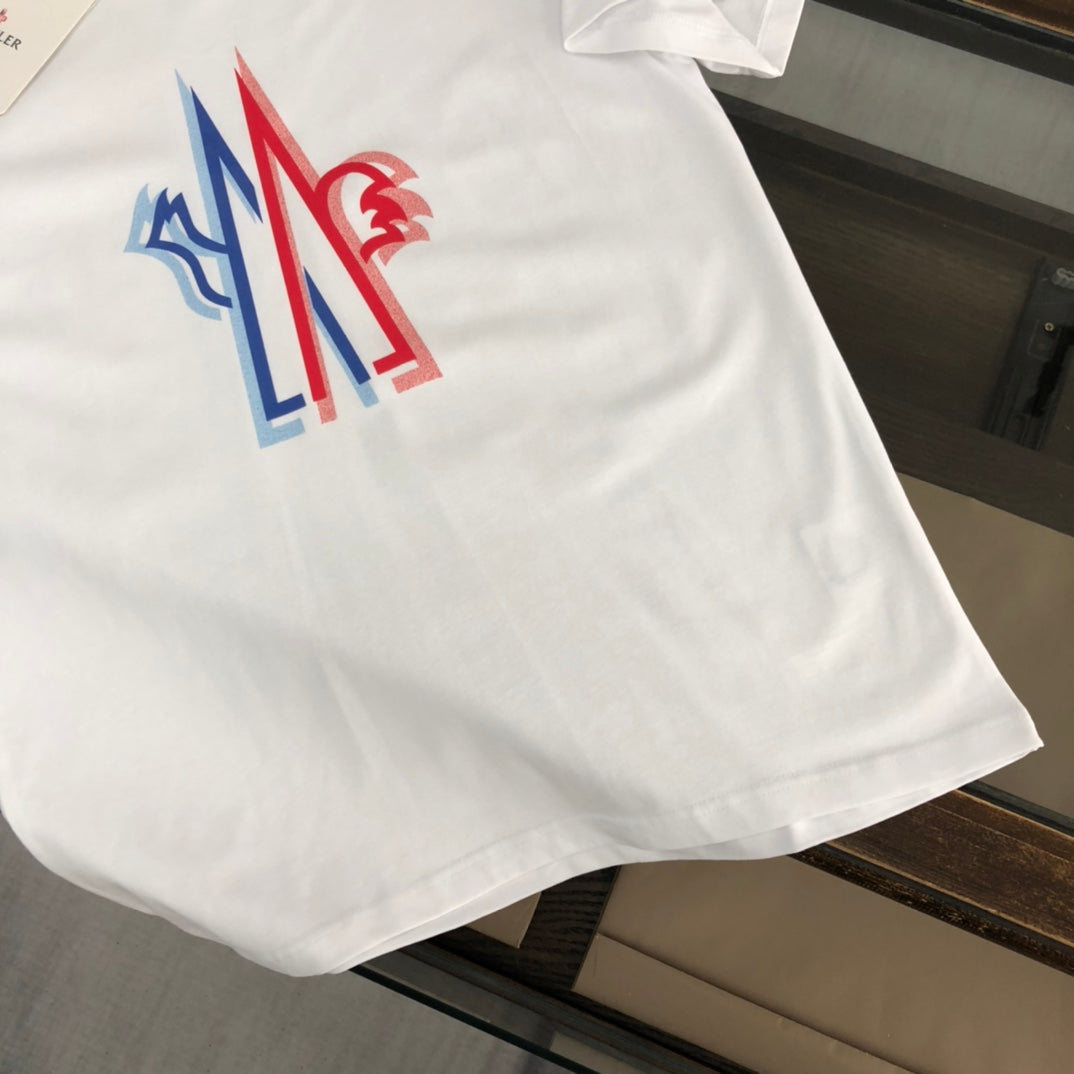 MONCLER Logo Theme T-Shirt – Premium Double-Spun Cotton – Sizes S–XL