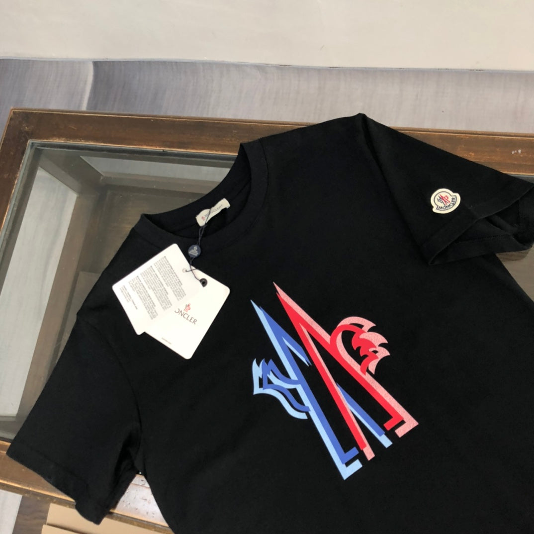 MONCLER Logo Theme T-Shirt – Premium Double-Spun Cotton – Sizes S–XL