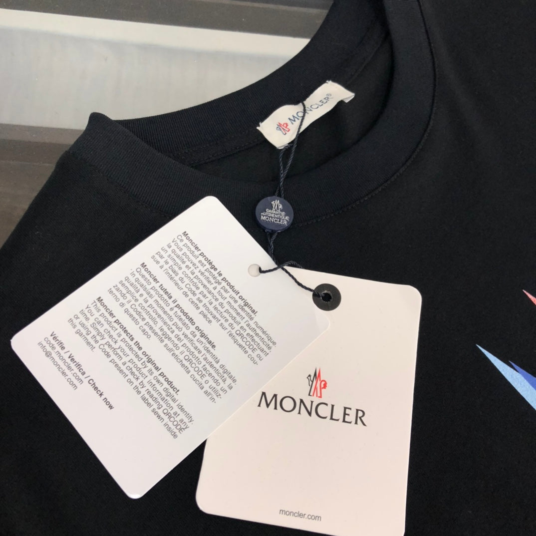 MONCLER Logo Theme T-Shirt – Premium Double-Spun Cotton – Sizes S–XL