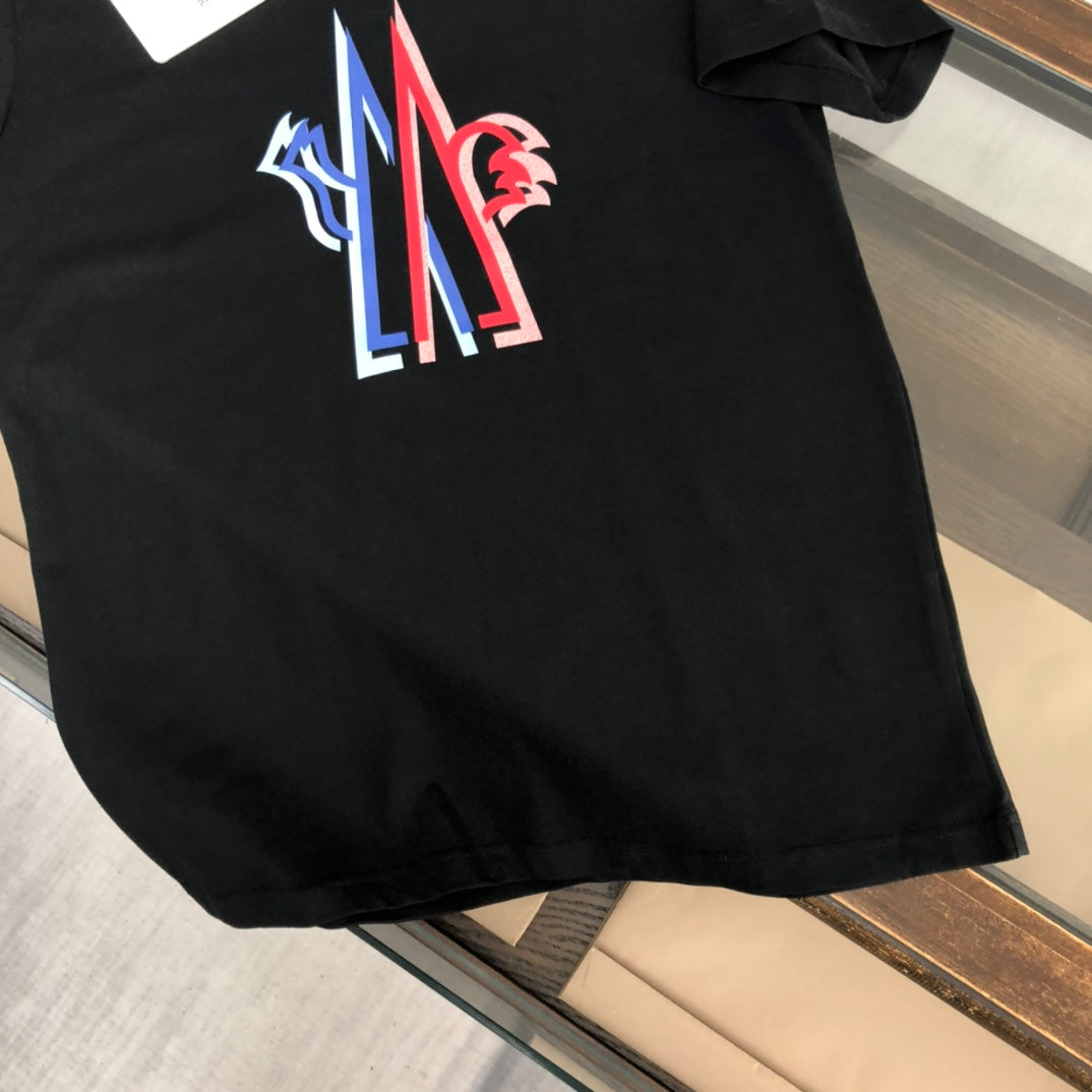 MONCLER Logo Theme T-Shirt – Premium Double-Spun Cotton – Sizes S–XL