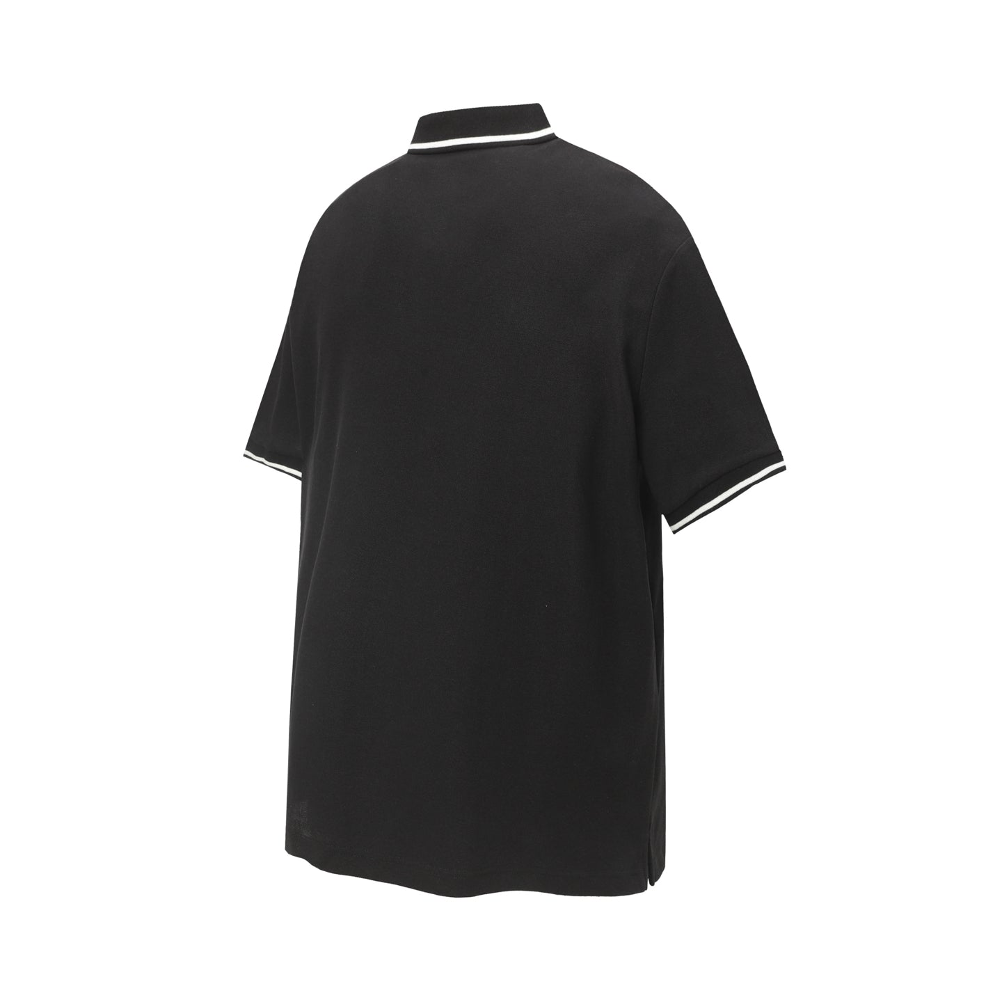 PRADA Essential Embroidered Logo Polo Shirt – Black – Sizes M–3XL