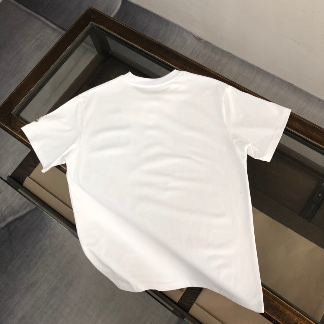 MONCLER Premium Cotton T-Shirt – Logo Print Design – Oversized Fit – Sizes S–XL