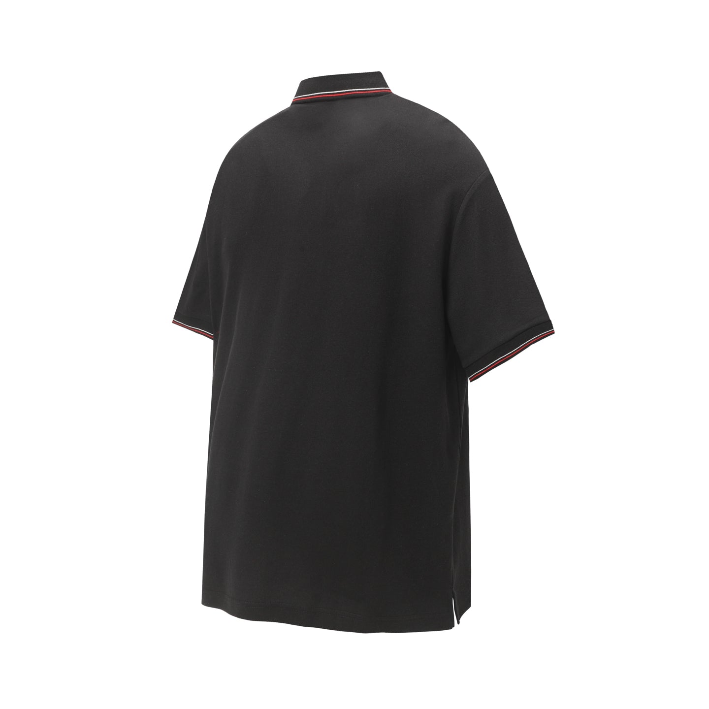 PRADA Essential Embroidered Logo Polo Shirt – Black – Sizes M–3XL