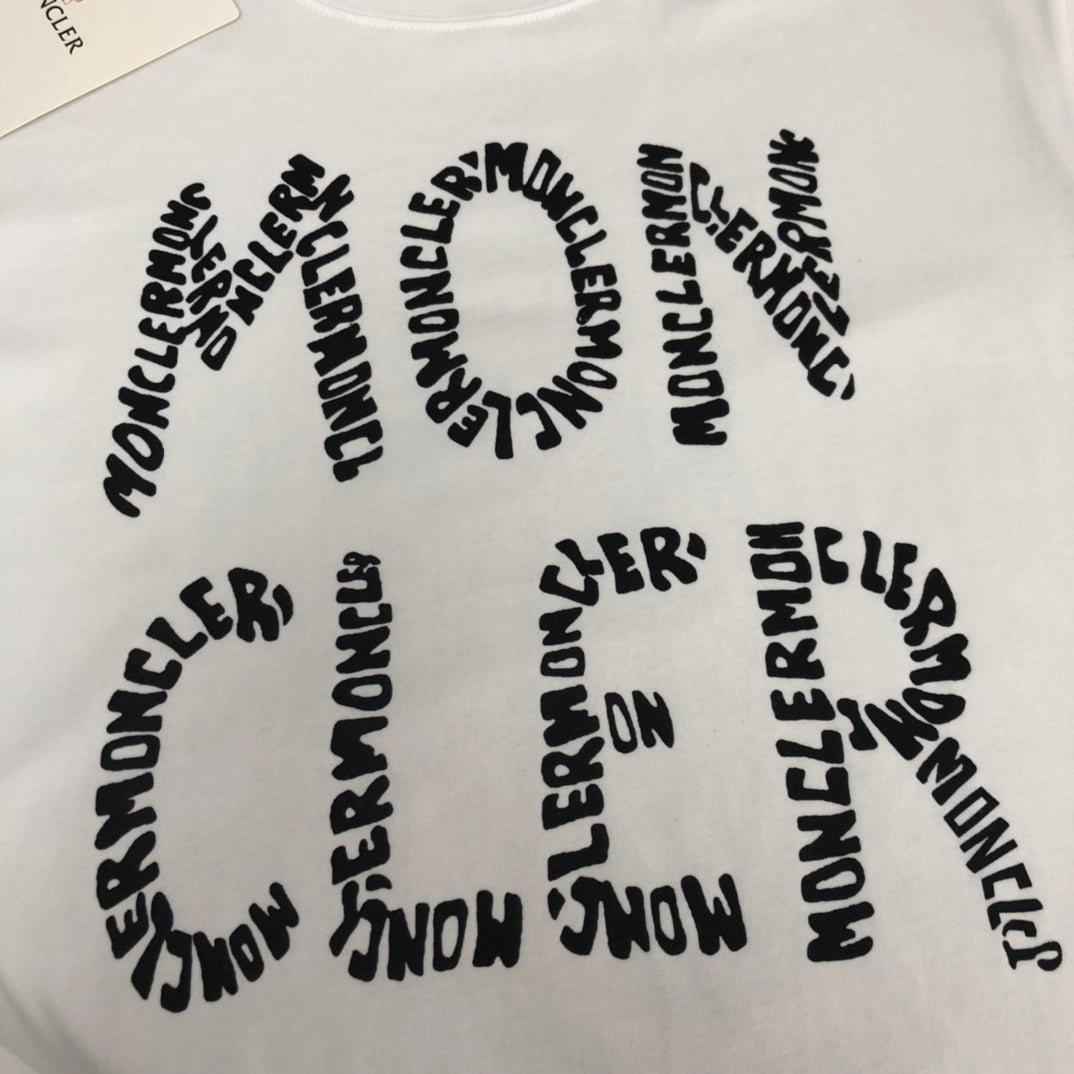 MONCLER Premium Cotton Logo Print T-Shirt – 260g Custom Cotton – Sizes S–XL