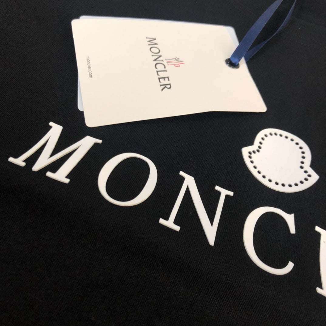 MONCLER Premium Cotton Logo Print T-Shirt – 260g Custom Cotton – Sizes S–XL