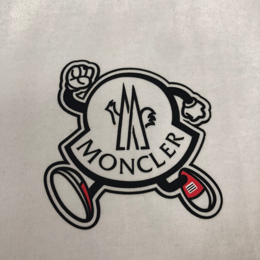 MONCLER Spring/Summer New Logo T-Shirt – 100% Cotton – Unisex Oversized Fit – Sizes S–XL