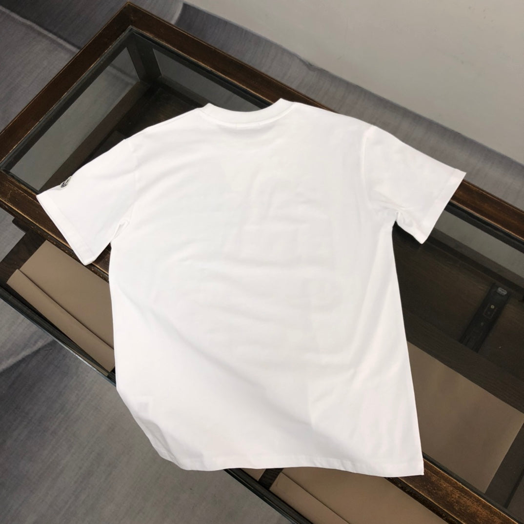 MONCLER New Men’s Crewneck T-Shirt – Unisex Luxury Style – Premium Cotton – Sizes S–XL