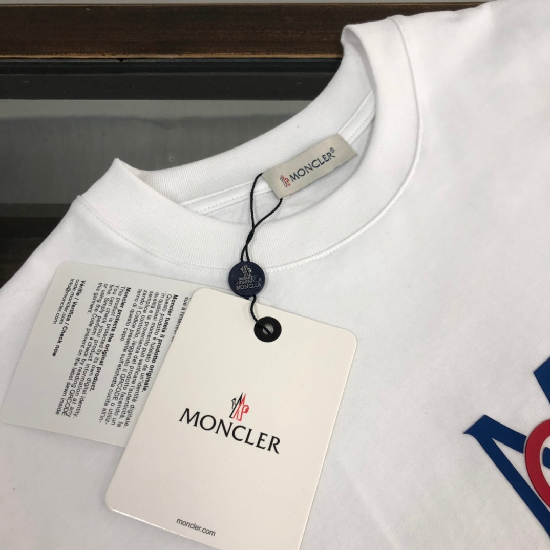 MONCLER New Men’s Crewneck T-Shirt – Unisex Luxury Style – Premium Cotton – Sizes S–XL