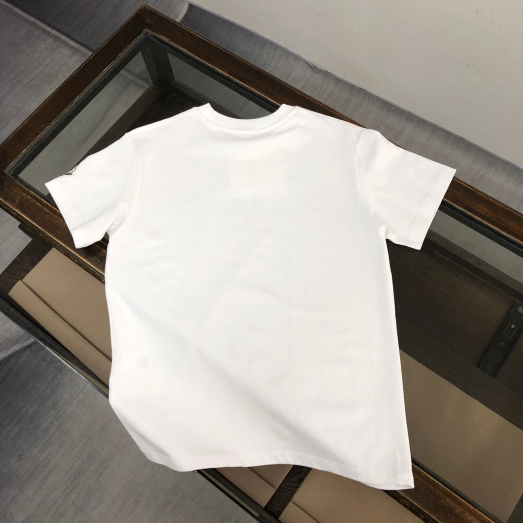 MONCLER New Men’s Crewneck T-Shirt – Unisex Luxury Style – Premium Cotton – Sizes S–XL